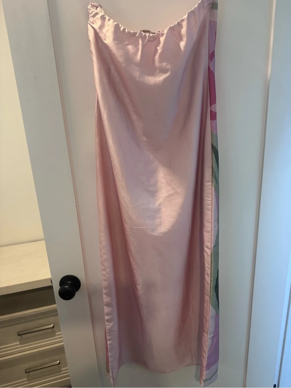Abercrombie & Fitch Julia Strapless Slip Maxi Dress